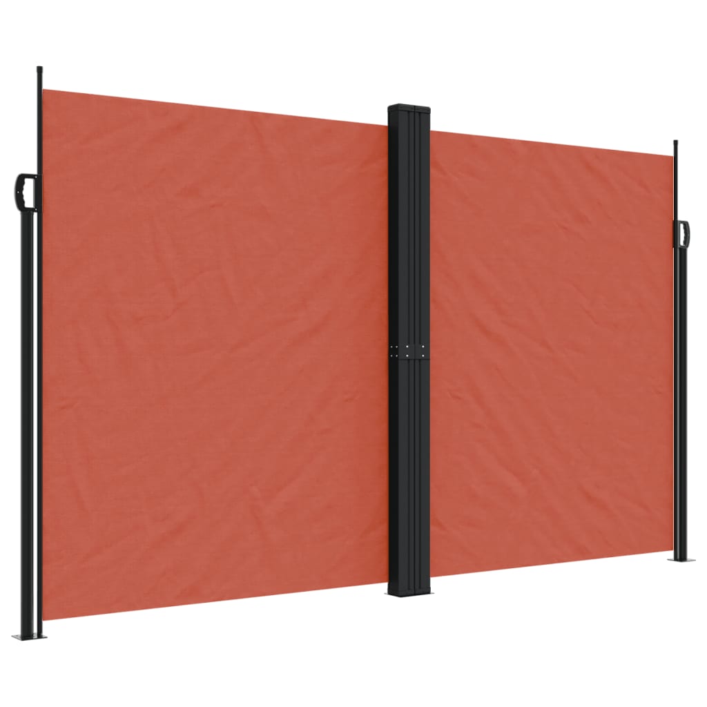 Windscherm Uittrekbaar Kleurig Terracotta