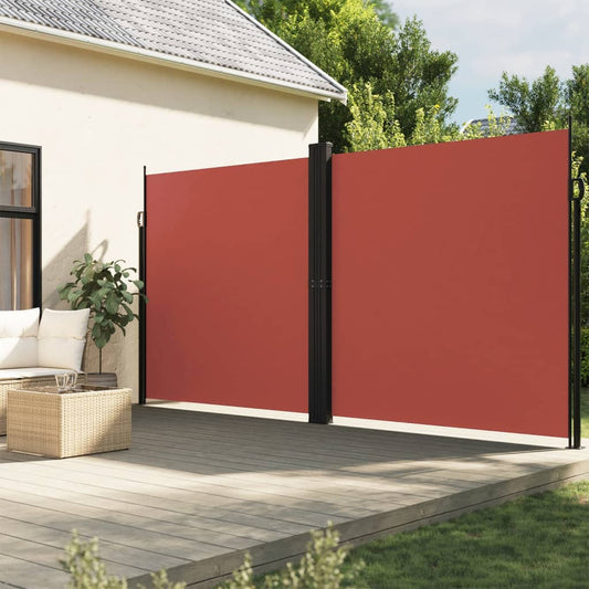 Windscherm Uittrekbaar Kleurig Terracotta