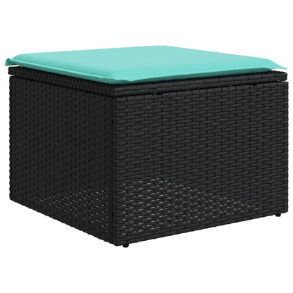 8-Delige Loungeset Met Kussens Poly Rattan