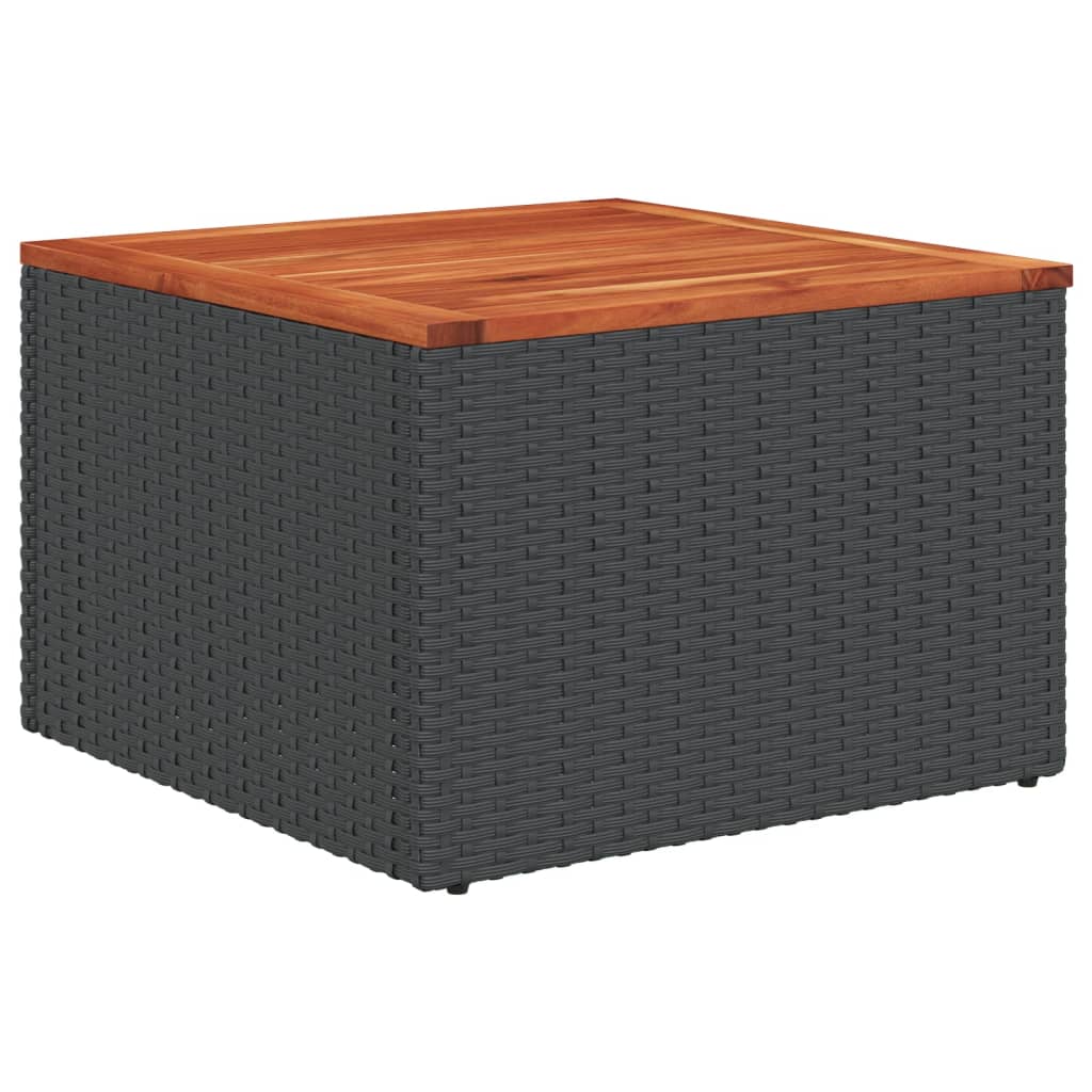 10-Delige Loungeset Met Kussens Poly Rattan