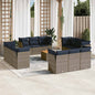 13-Delige Loungeset Met Kussens Poly Rattan