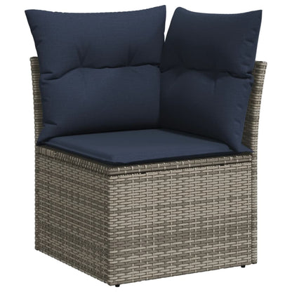 6-Delige Loungeset Met Kussens Poly Rattan
