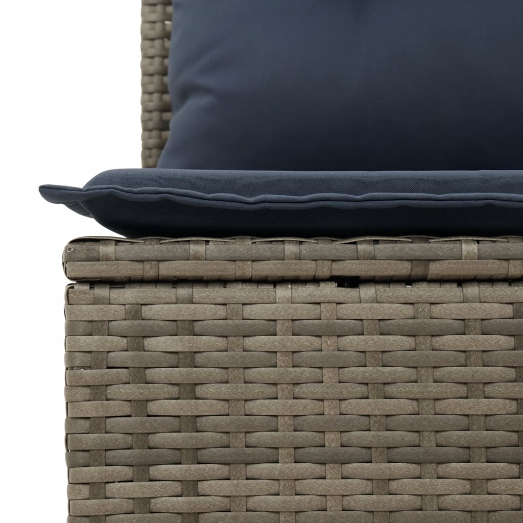 6-Delige Loungeset Met Kussens Poly Rattan