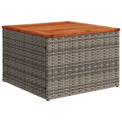 10-Delige Loungeset Met Kussens Poly Rattan