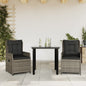5-Delige Tuinset Met Kussens Poly Rattan