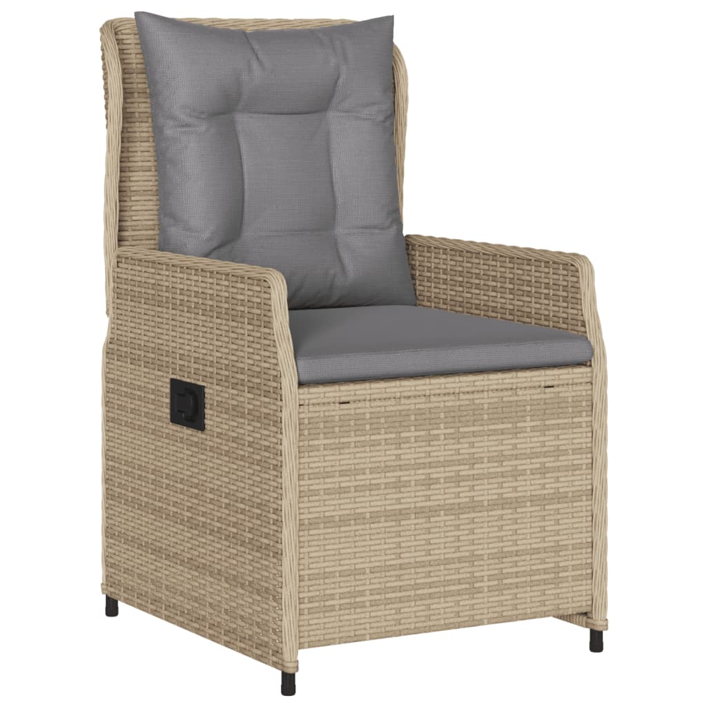 5-Delige Tuinset Met Kussens Poly Rattan