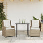 7-Delige Tuinset Met Kussens Poly Rattan