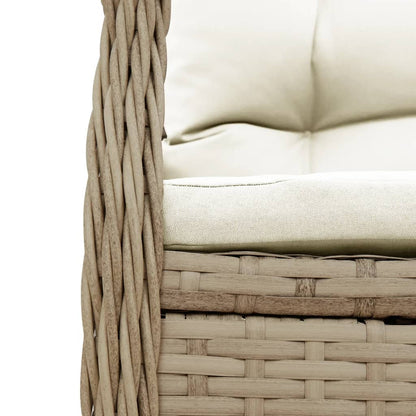 7-Delige Tuinset Met Kussens Poly Rattan