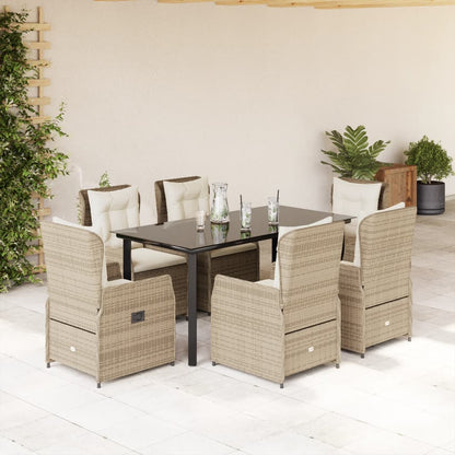 5-Delige Tuinset Met Kussens Poly Rattan