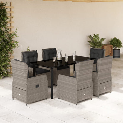 5-Delige Tuinset Met Kussens Poly Rattan