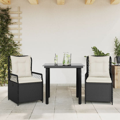 5-Delige Tuinset Met Kussens Poly Rattan