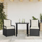 5-Delige Tuinset Met Kussens Poly Rattan