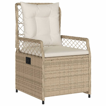 5-Delige Tuinset Met Kussens Poly Rattan