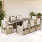 5-Delige Tuinset Met Kussens Poly Rattan