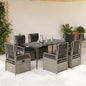 5-Delige Tuinset Met Kussens Poly Rattan