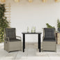 5-Delige Tuinset Met Kussens Poly Rattan