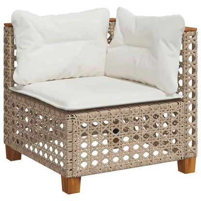 9-Delige Loungeset Met Kussens Poly Rattan