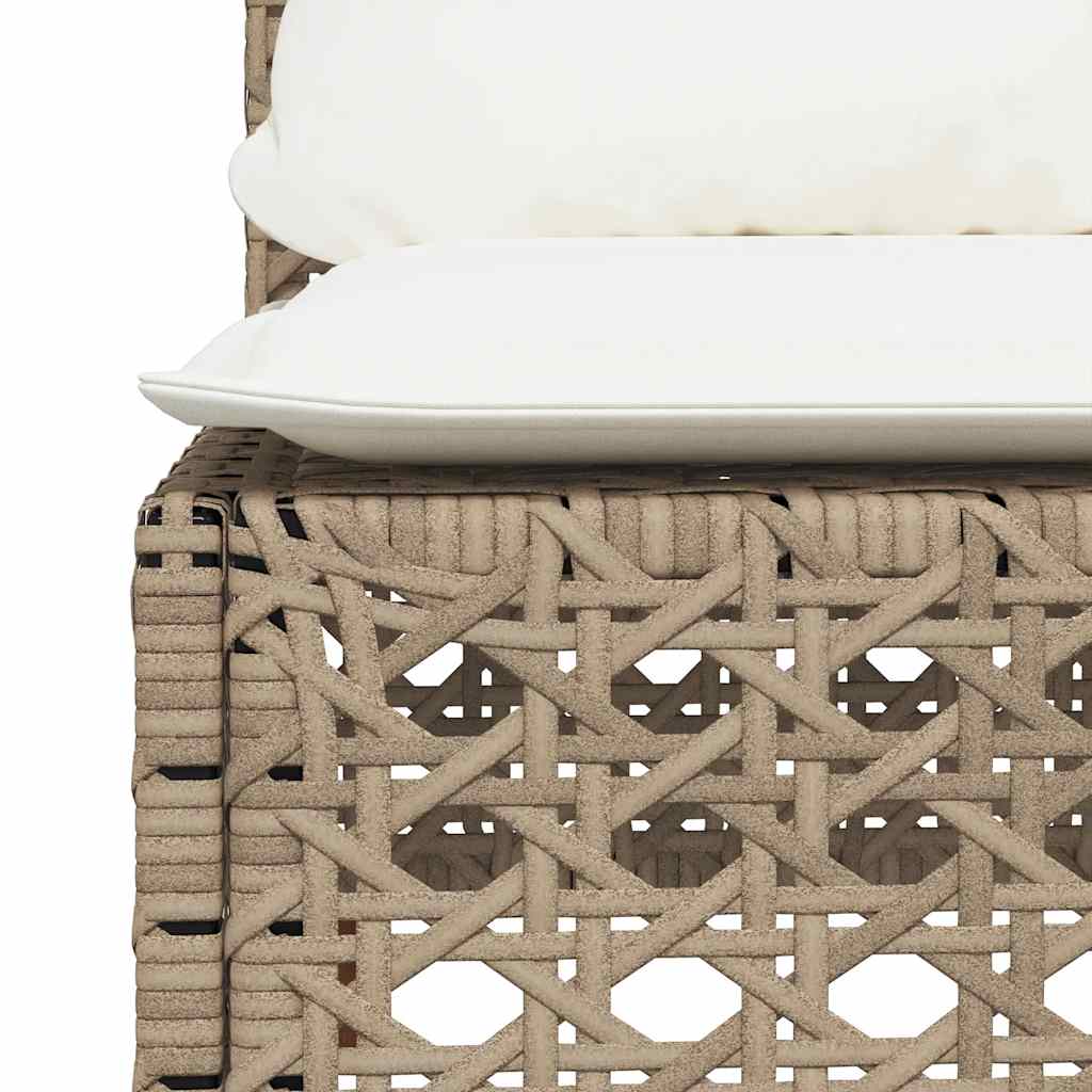 1 Tuinset Met Kussens Poly Rattan