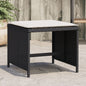 Tuinkrukken 4 St Met Kussens 40X40X35 Cm Poly Rattan Zwart