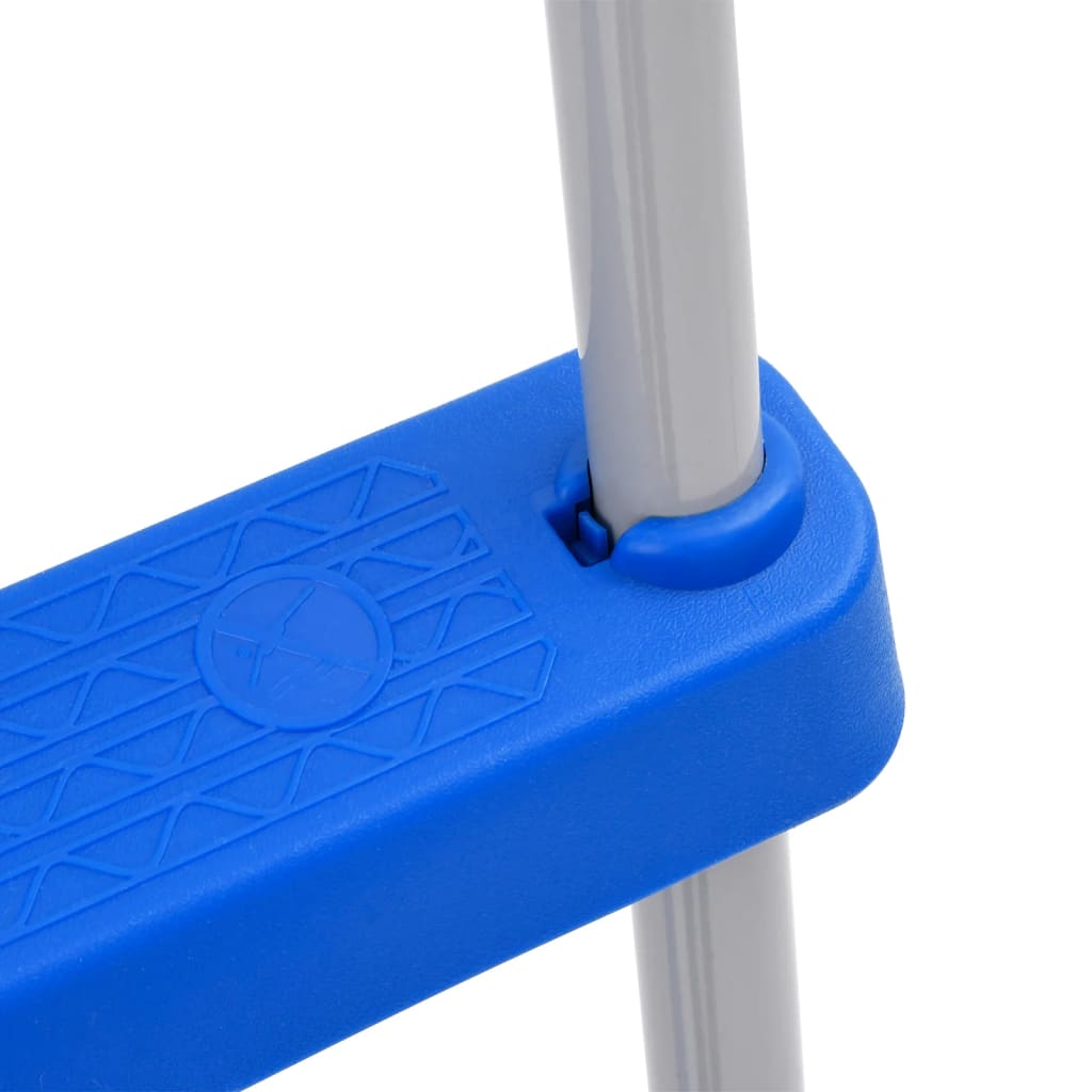 Zwembadladder Voor Bovengronds Zwembad 84 Cm Staal En Kunststof Natuurlijk Douglashout
