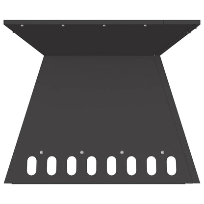 Vuurkorf Zwart Koudgewalst Staal