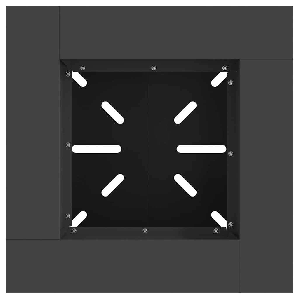 Vuurkorf Zwart Koudgewalst Staal