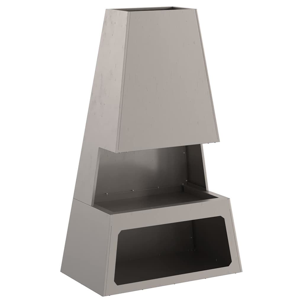 Vuurkorf Bruin 60 X 35 X 100 Cm Cortenstaal