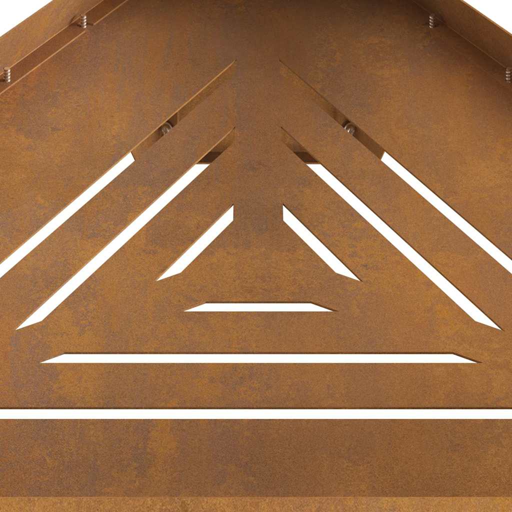 Vuurkorf Bruin 50 X 43 X 52 Cm Cortenstaal