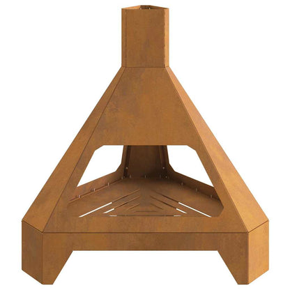 Vuurkorf Bruin 50 X 43 X 52 Cm Cortenstaal