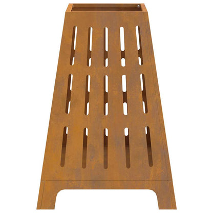 Vuurkorf Bruin 50 X 50 X 70 Cm Cortenstaal
