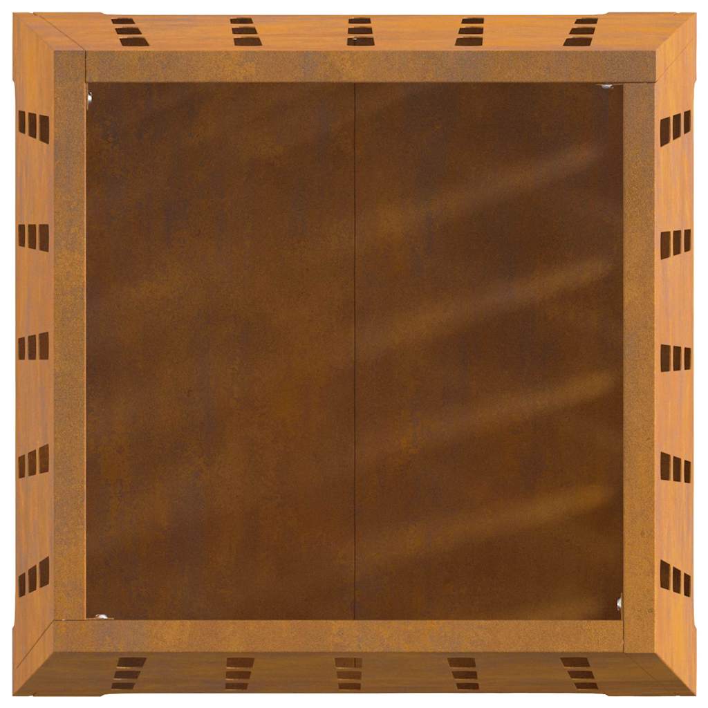 Vuurkorf Bruin 50 X 50 X 70 Cm Cortenstaal