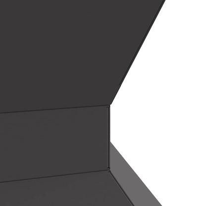 Vuurkorf Zwart 50 X 50 X 40 Cm Koudgewalst Staal