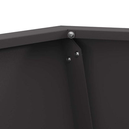 Vuurkorf Zwart 50 X 50 X 40 Cm Koudgewalst Staal