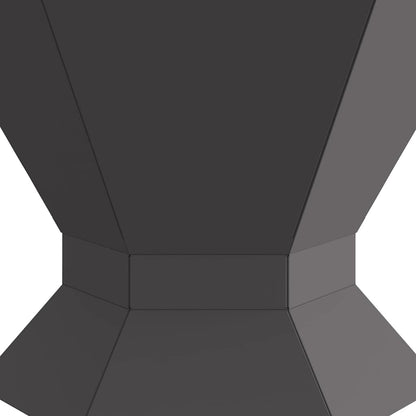 Vuurkorf Zwart 50 X 50 X 40 Cm Koudgewalst Staal