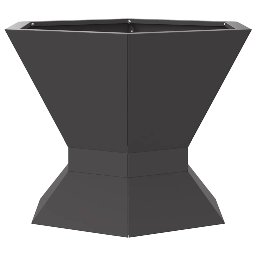 Vuurkorf Zwart 50 X 50 X 40 Cm Koudgewalst Staal