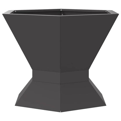 Vuurkorf Zwart 50 X 50 X 40 Cm Koudgewalst Staal