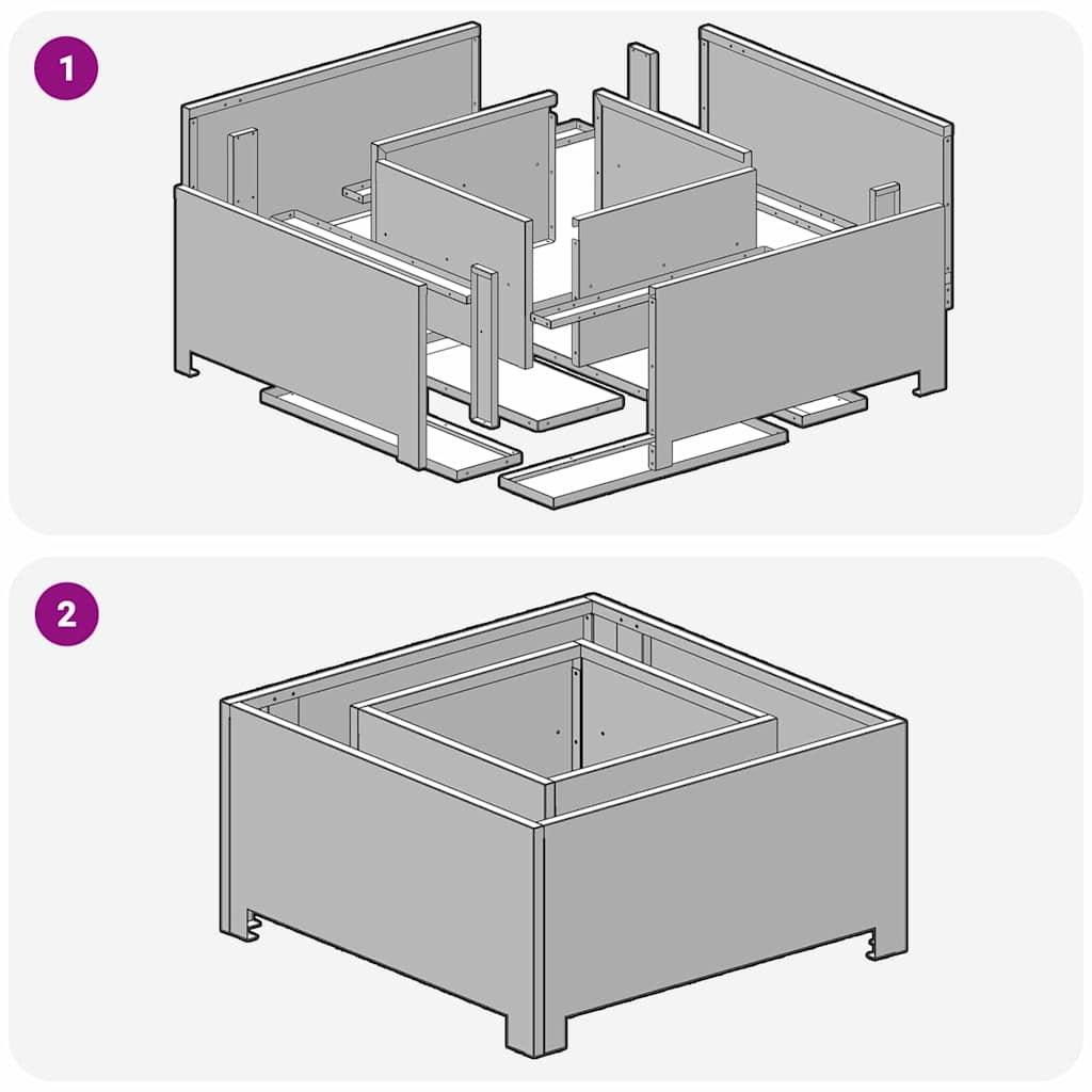 Vuurkorf Zwart Koudgewalst Staal