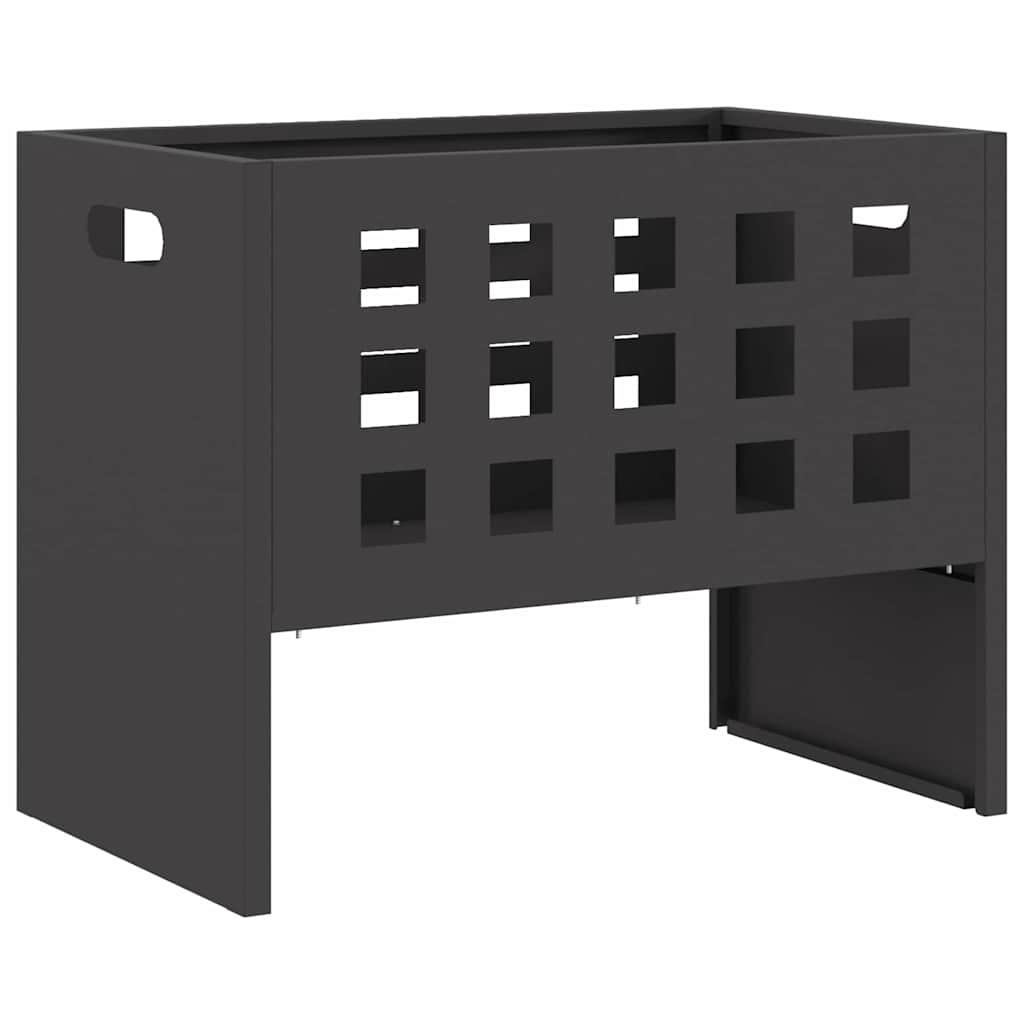 Vuurkorf Zwart 50 X 30 X 40 Cm Koudgewalst Staal