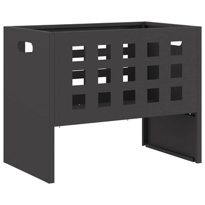 Vuurkorf Zwart 50 X 30 X 40 Cm Koudgewalst Staal