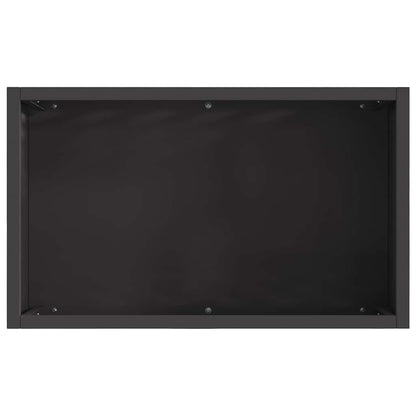 Vuurkorf Zwart 50 X 30 X 40 Cm Koudgewalst Staal