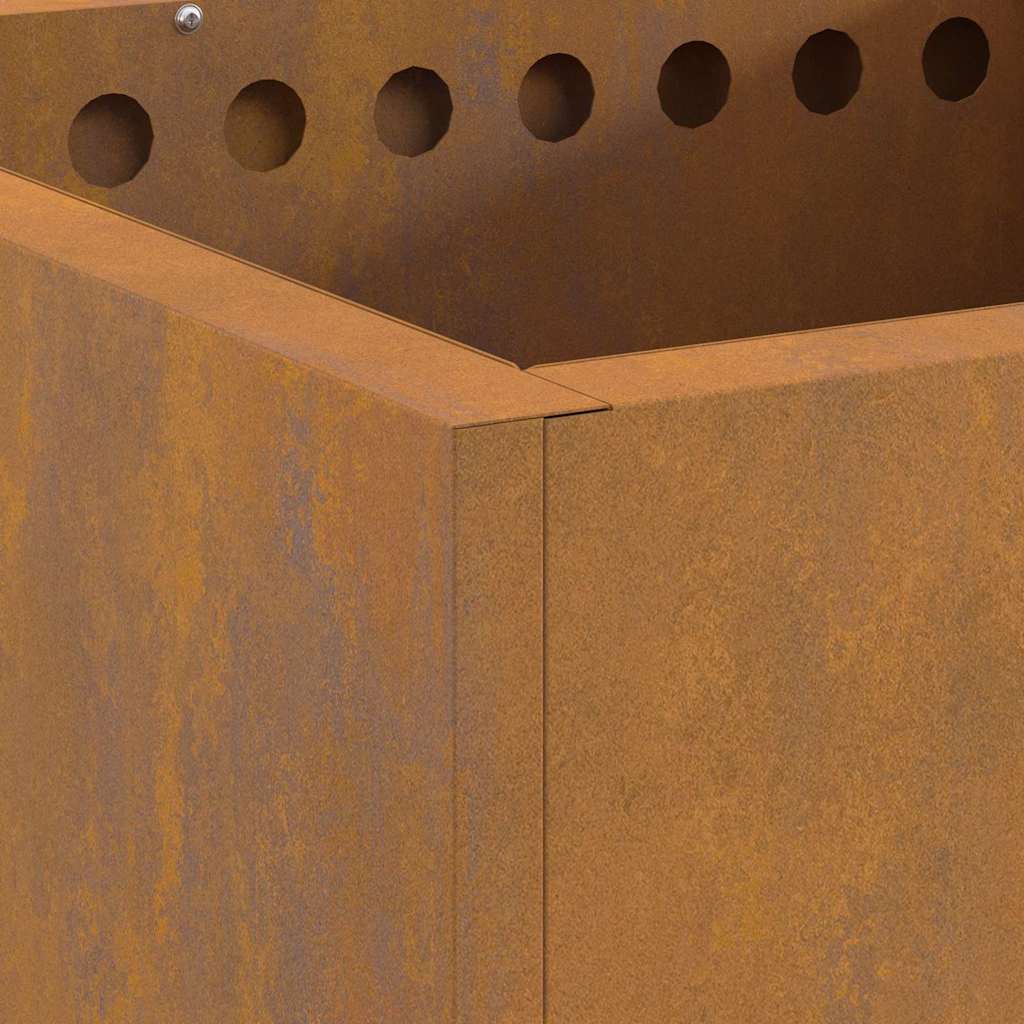 Vuurkorf Bruin 48 X 48 X 50 Cm Cortenstaal