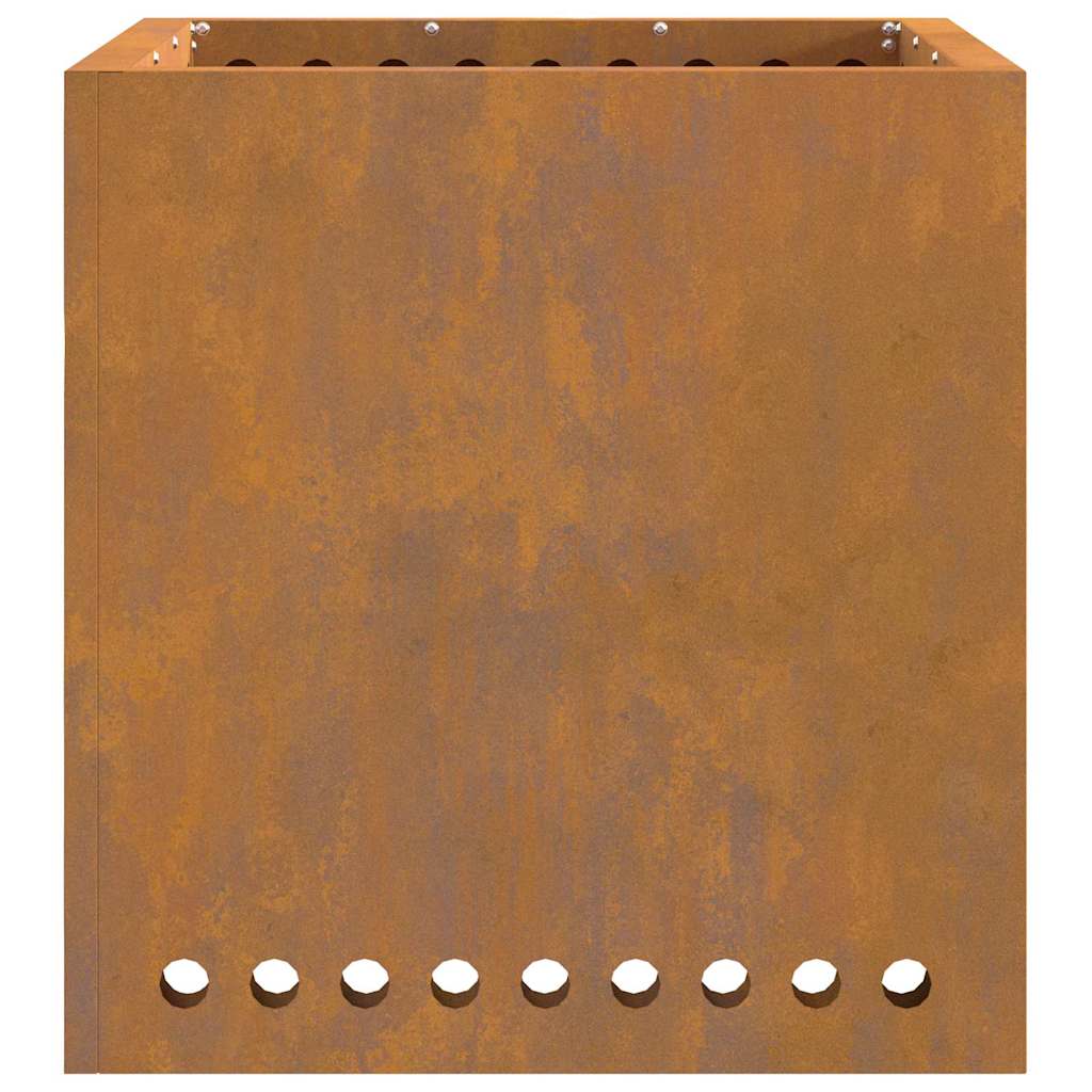Vuurkorf Bruin 48 X 48 X 50 Cm Cortenstaal