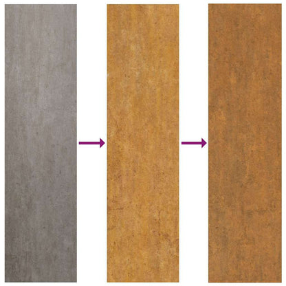 Vuurkorf Bruin 50 X 50 X 100 Cm Cortenstaal