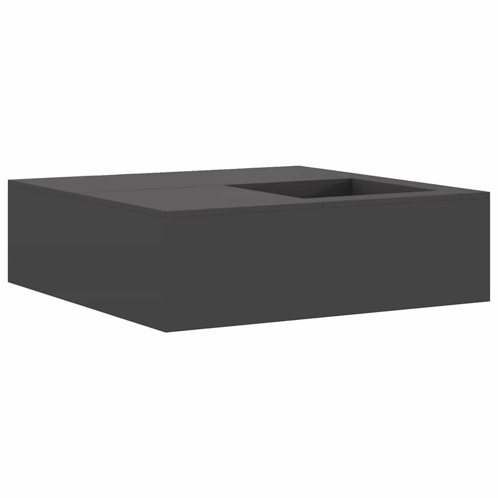 Vuurkorf Zwart 100 X 100 X 30 Cm Koudgewalst Staal
