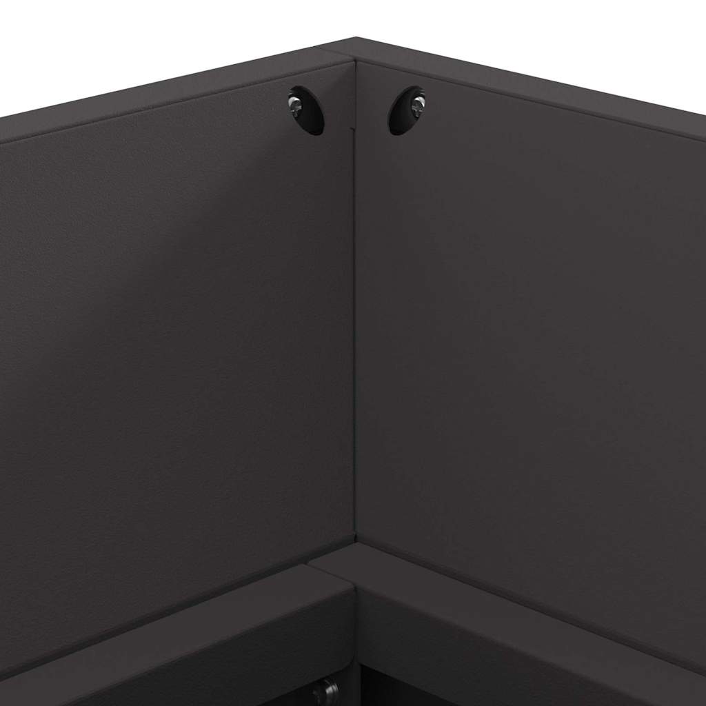 Vuurkorf Zwart 160 X 45 X 35 Cm Koudgewalst Staal