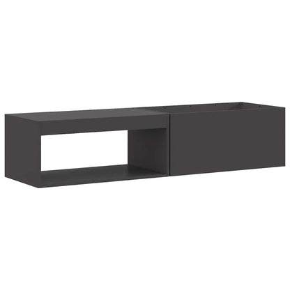 Vuurkorf Zwart 160 X 45 X 35 Cm Koudgewalst Staal
