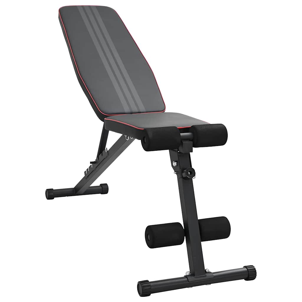 Gewichtbank Zwart 131 X 41 X 110 Cm Staal