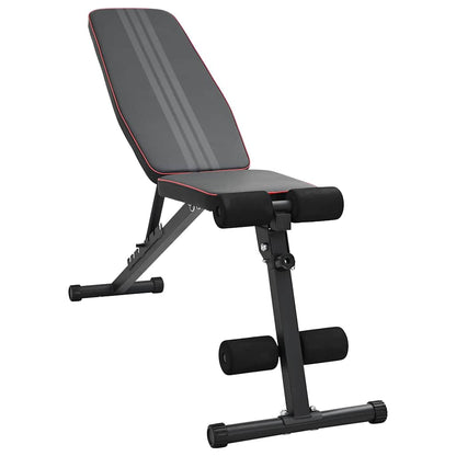 Gewichtbank Zwart 131 X 41 X 110 Cm Staal
