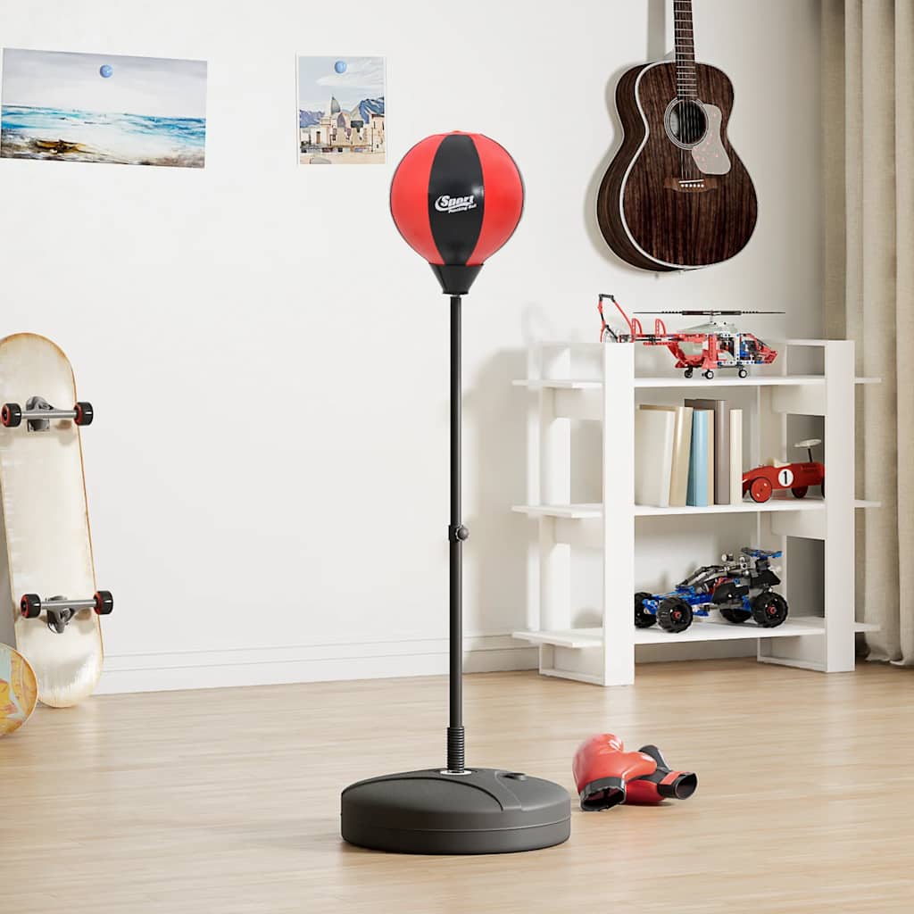 Boksballenset Met Handschoenen En Pomp Verstelbaar 81-122 Cm