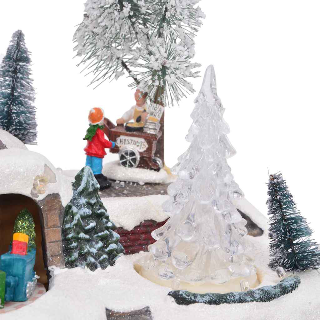 Kerst Tafeldecoratie Multikleur 23.5 X 16 X 18.5 Cm Kunststof